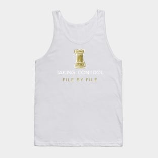 Taking Control File by File Rook Chess Tank Top